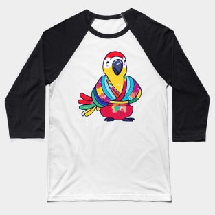 Japanese ninja parrot Baseball T-Shirt